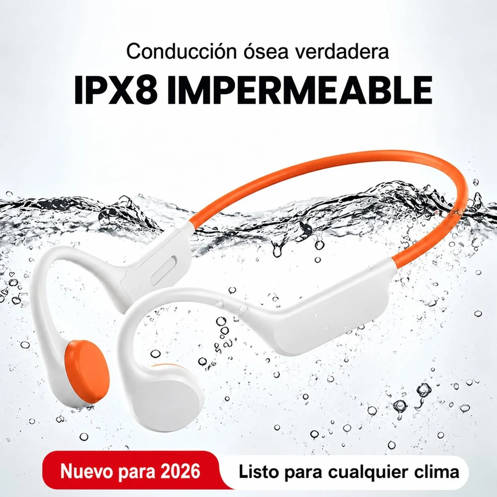 Auriculares de Conduccion Osea Resistentes al Agua con 32GB